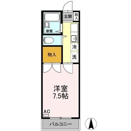 メゾン精　Ⅰの物件間取画像